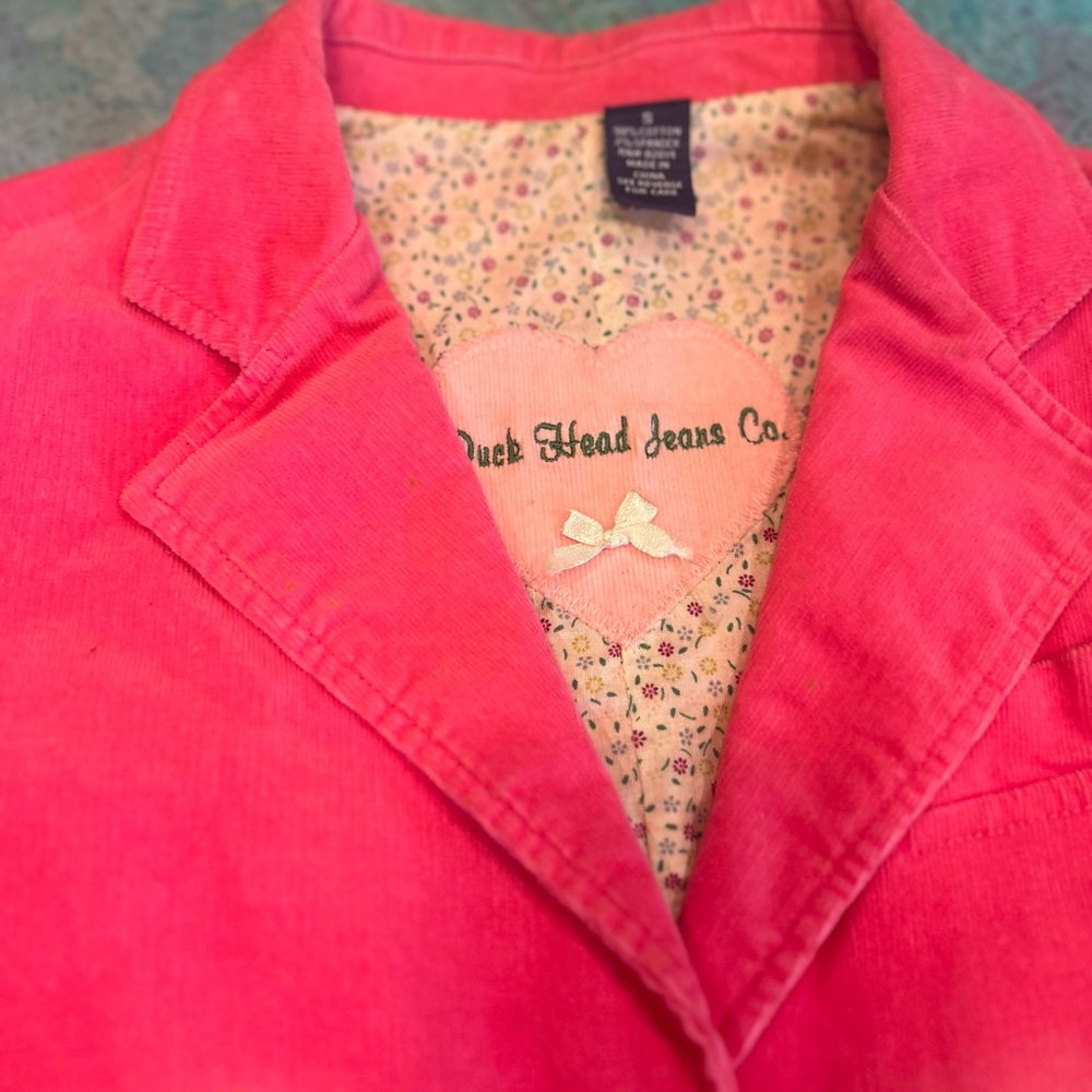 Rustic Pink Corduroy Jacket - Picture 6 of 13